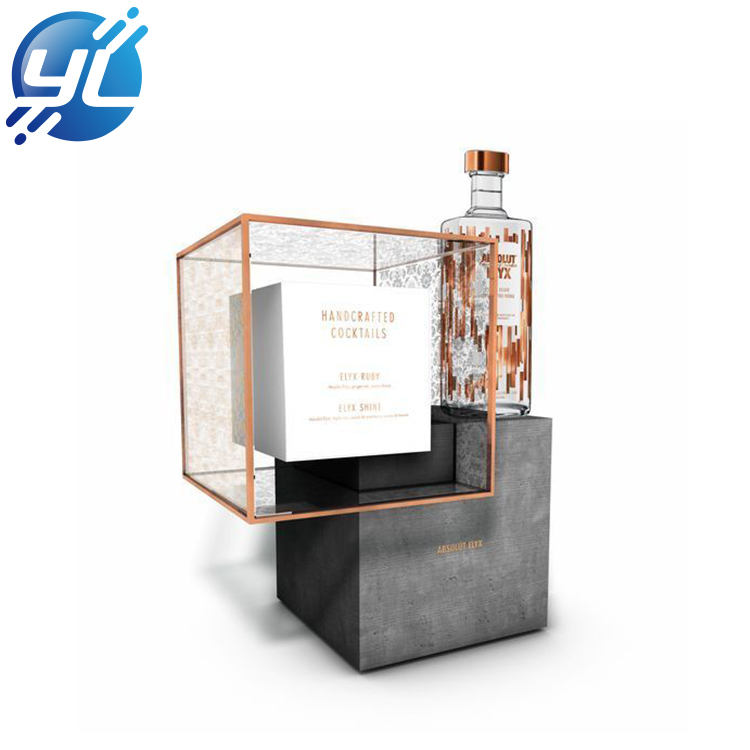 High quality acrylic wine display stand or transparent wine rack