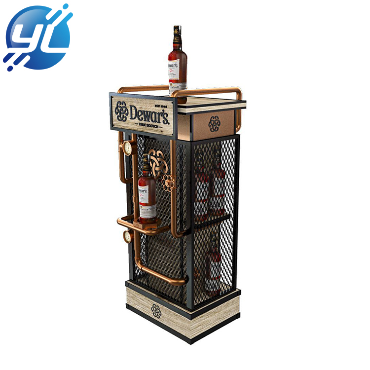 Manufacture producing wood countertop wine rack with free design