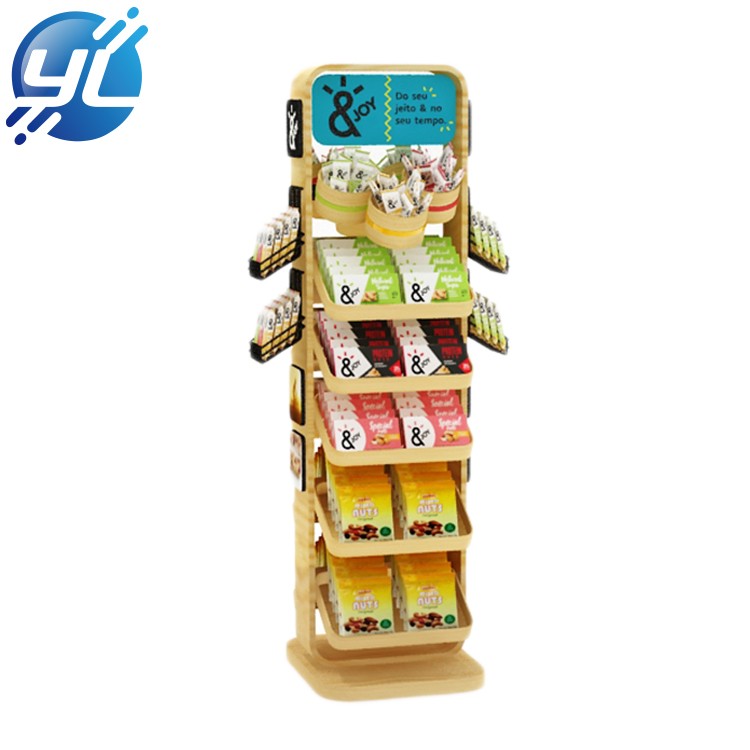 Retail store shelf single-side double-side boutiques display snack rack for sale