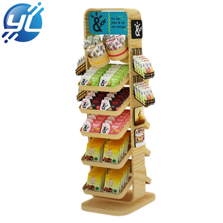 Retail store shelf single-side double-side boutiques display snack rack for sale