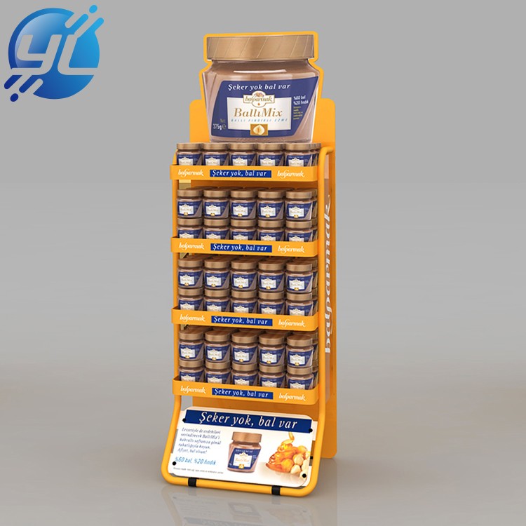 Manufacturer directory wooden jam display stand and condiments display rack