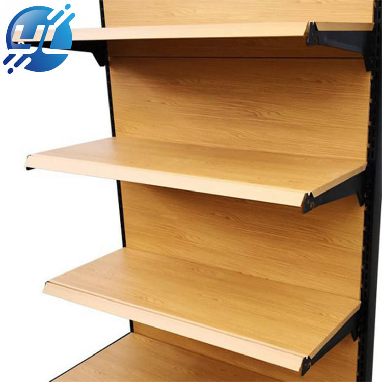 Double Sided Supermarket Display Shelving With LED Light 65Kg Capacity