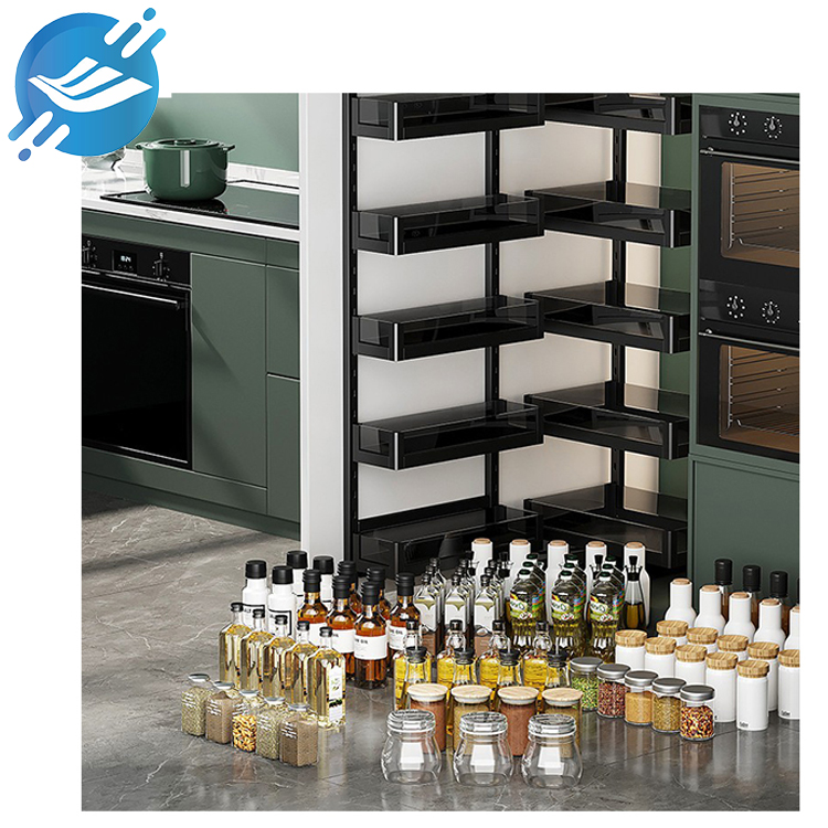 POP Metal floor-standing adjustable spice display