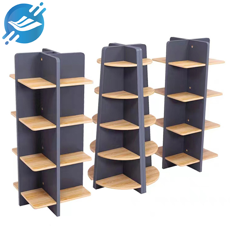 MDF material four sides three floor type milk powder display stand