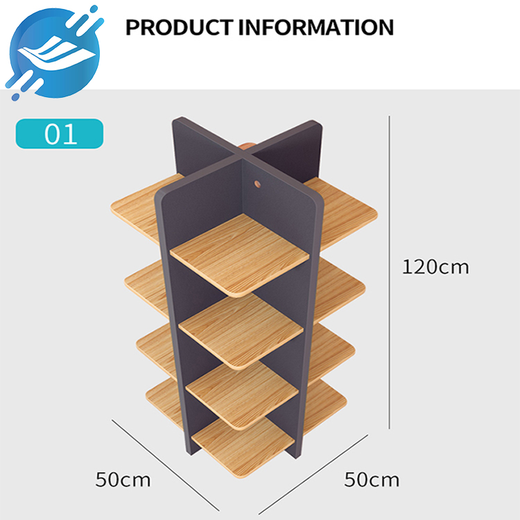 MDF material four sides three floor type milk powder display stand