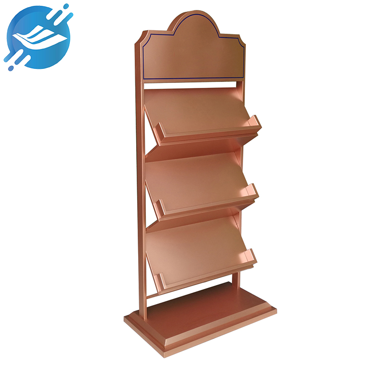 metal three-tier floor-standing poster promotion display stand