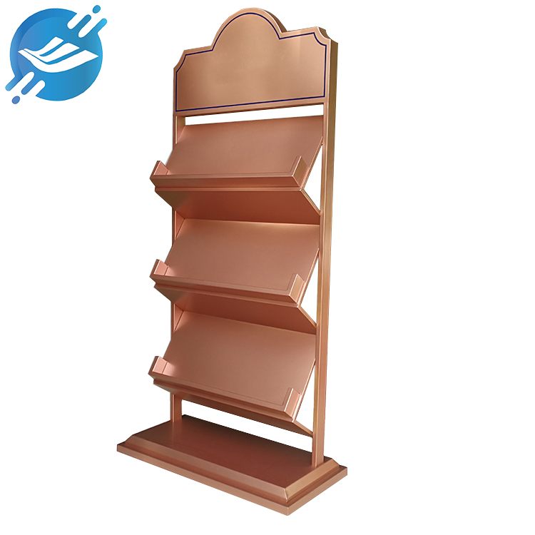 metal three-tier floor-standing poster promotion display stand