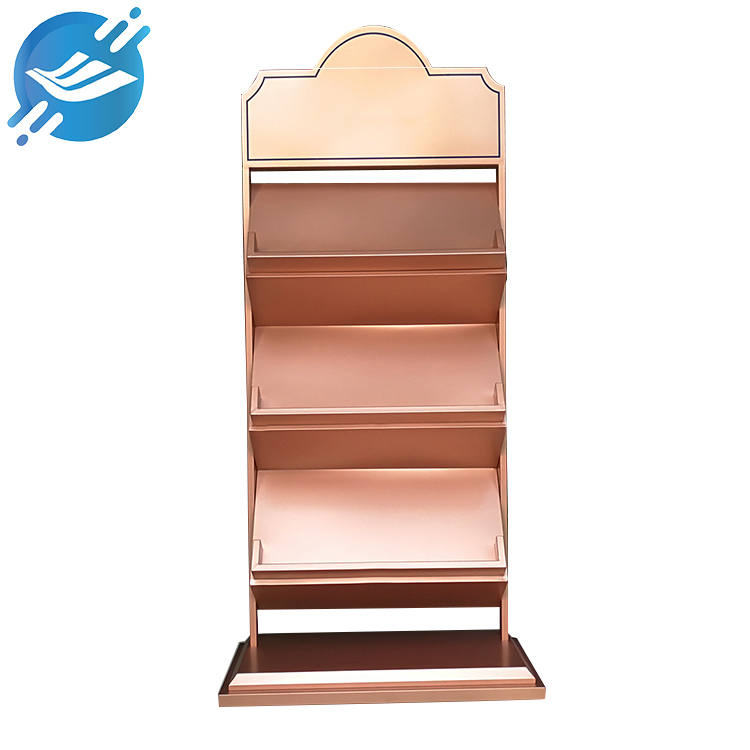 metal three-tier floor-standing poster promotion display stand