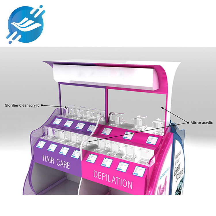 Acrylic double-sided four-plate small appliance display stand