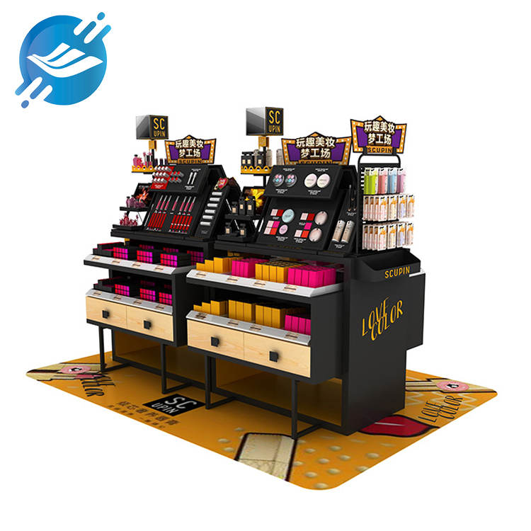 Floor-standing comprehensive 360° display cosmetics display stand