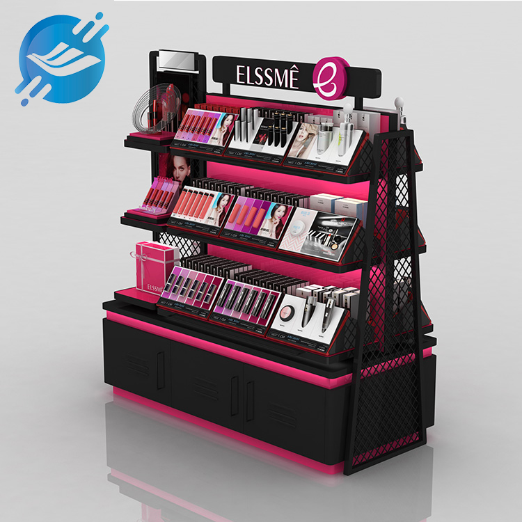 Metal single-sided and double-sided lipstick cosmetic display stand