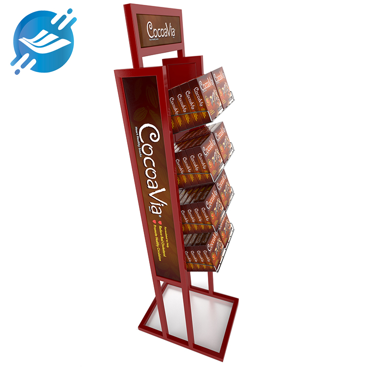 OEM floor-standing double-sided display chocolate display stand