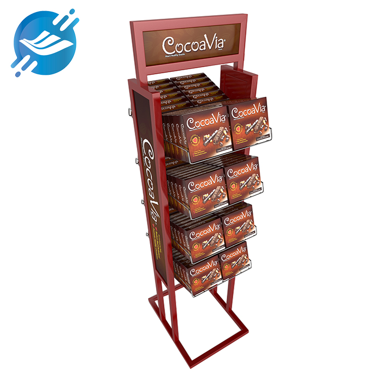 OEM floor-standing double-sided display chocolate display stand