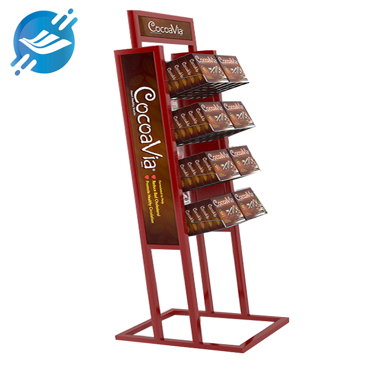 OEM floor-standing double-sided display chocolate display stand