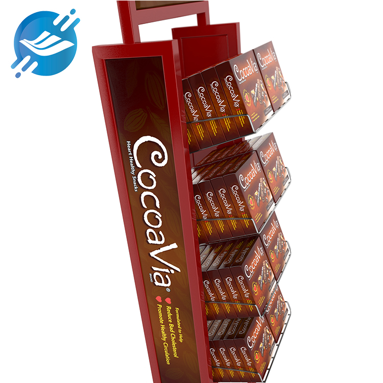 OEM floor-standing double-sided display chocolate display stand