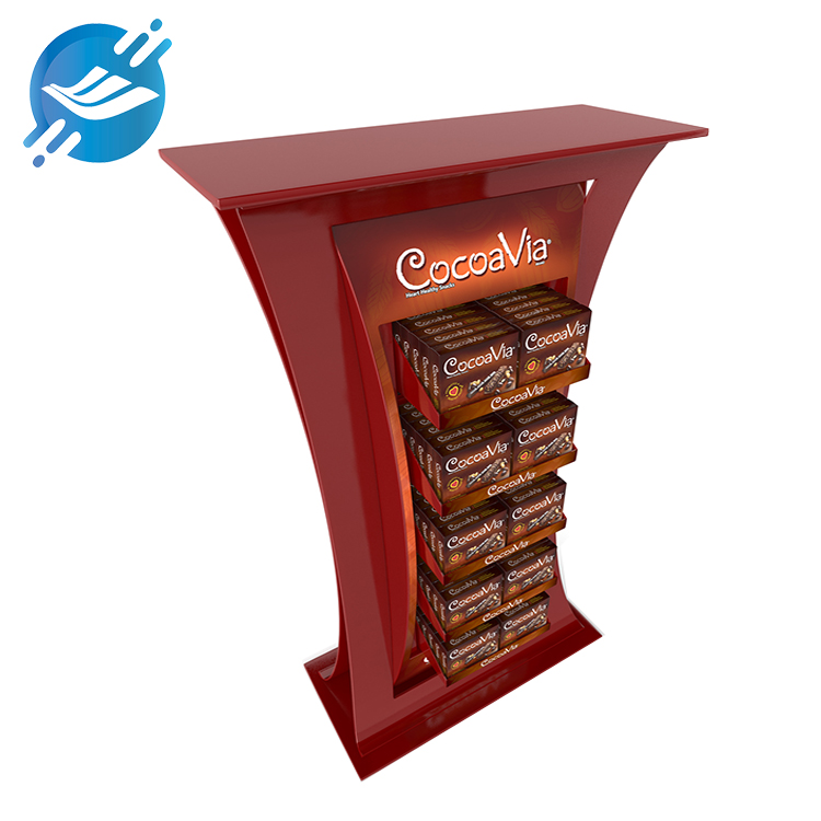 OEM floor-standing double-sided display chocolate display stand