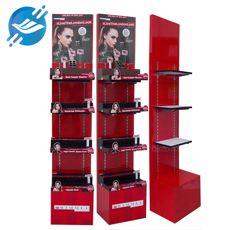 Custom Mascara Floor Stand Adjustable Display Stand