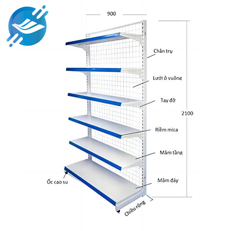 Supermarket custom durable floor-standing island cabinet