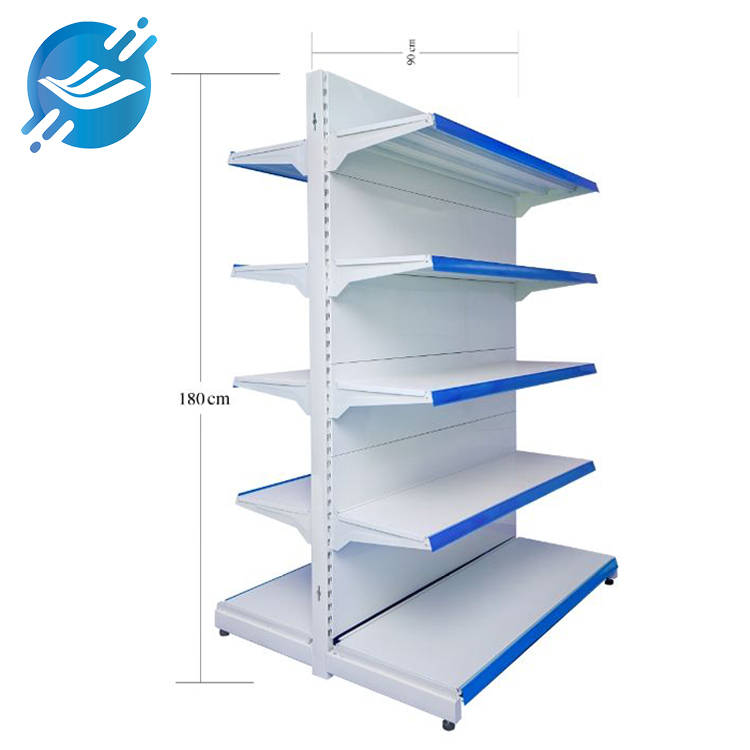 Supermarket custom durable floor-standing island cabinet