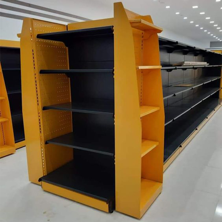 Supermarket custom durable floor-standing island cabinet