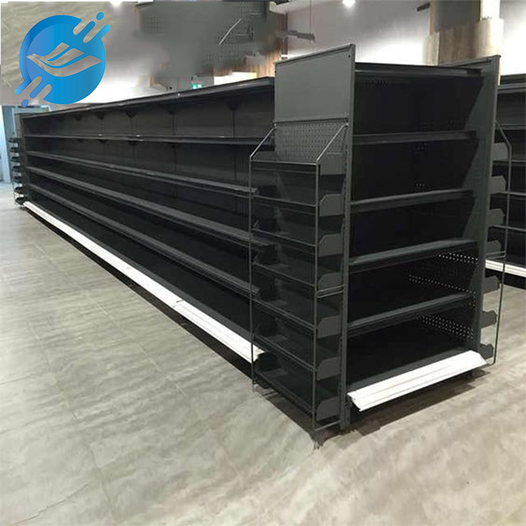 Supermarket custom durable floor-standing island cabinet