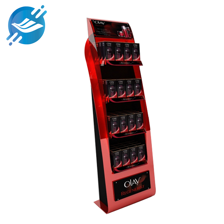 Customized a variety of acrylic floor-standing skin care product display stand