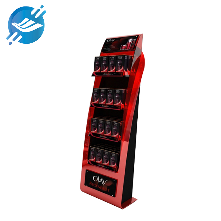 Customized a variety of acrylic floor-standing skin care product display stand