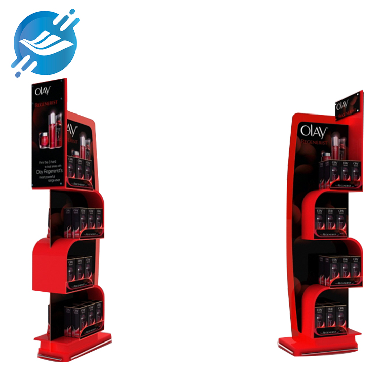 Customized a variety of acrylic floor-standing skin care product display stand