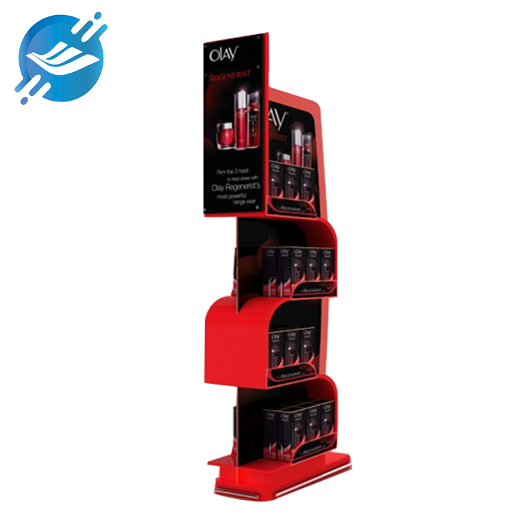 Customized a variety of acrylic floor-standing skin care product display stand