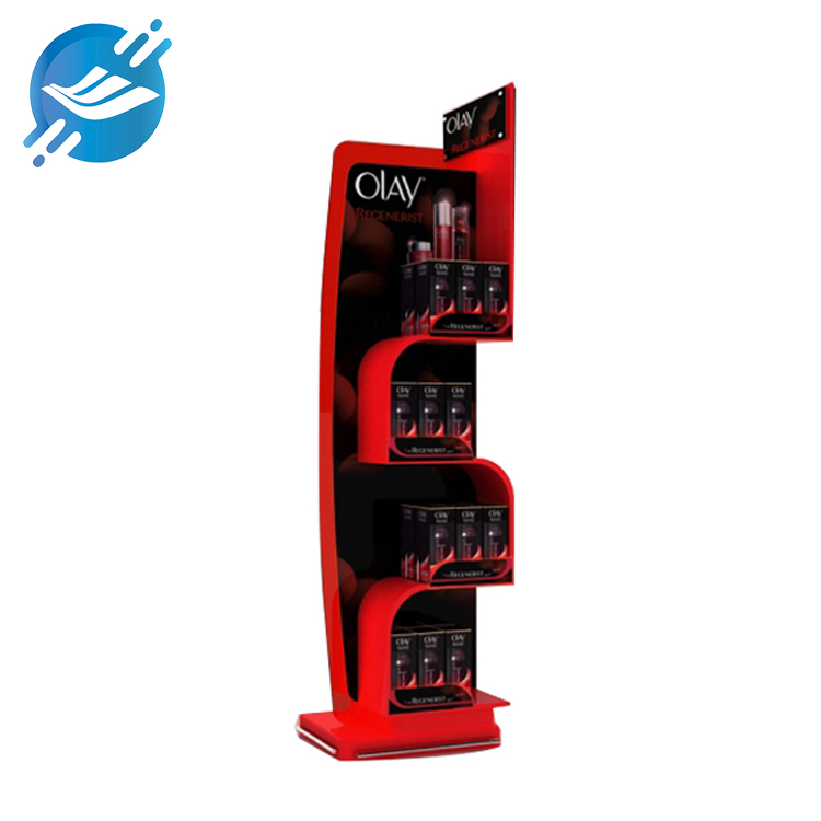 Customized a variety of acrylic floor-standing skin care product display stand