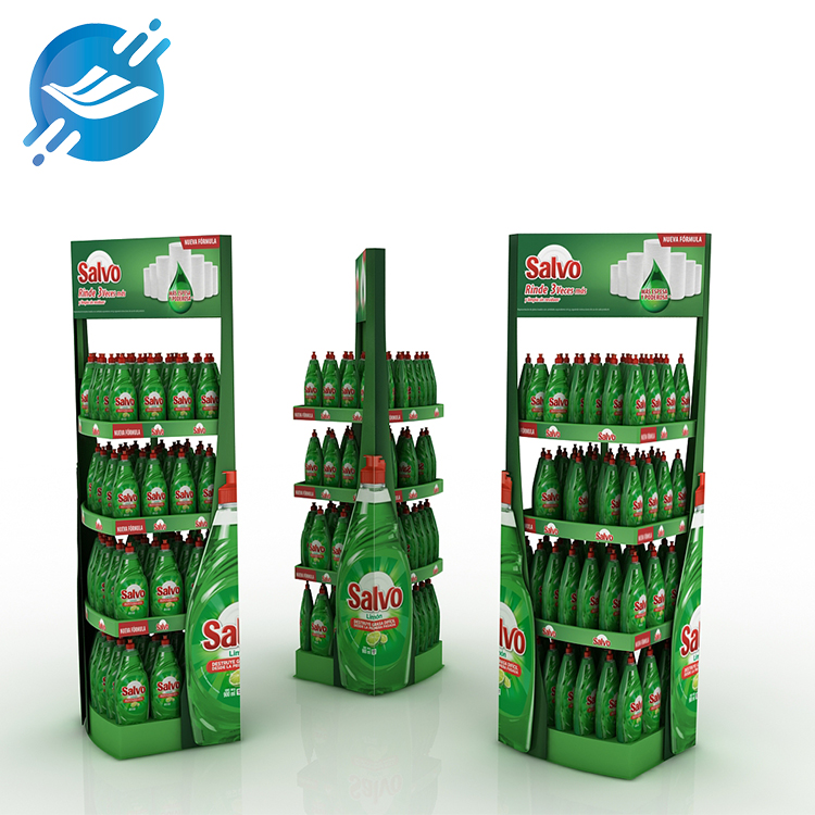 OEM customized variety of floor-standing for cleaning products display racks