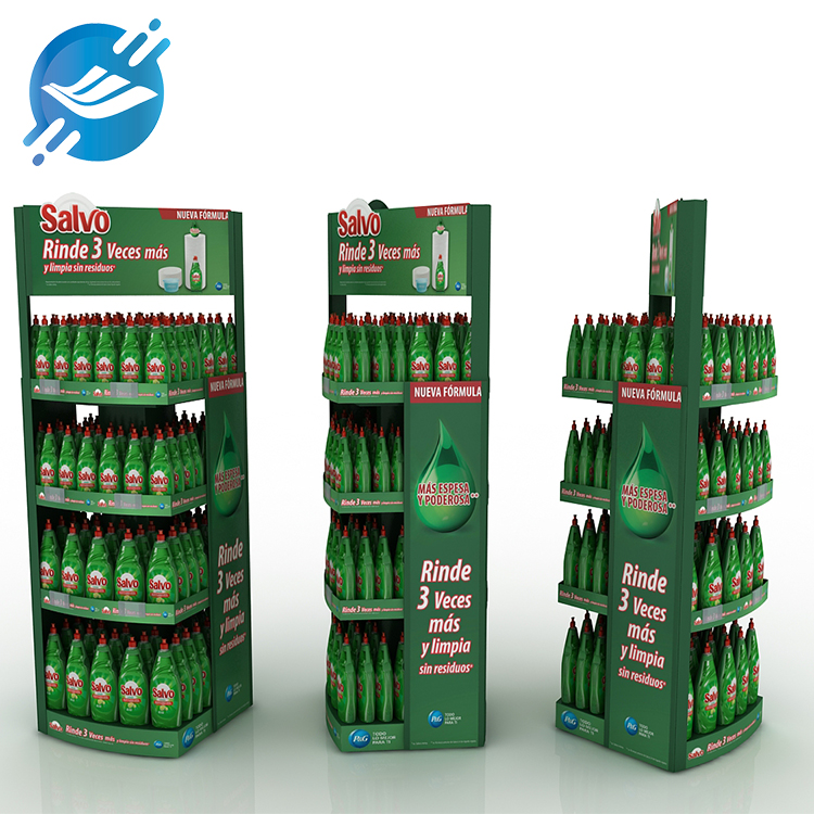 OEM customized variety of floor-standing for cleaning products display racks