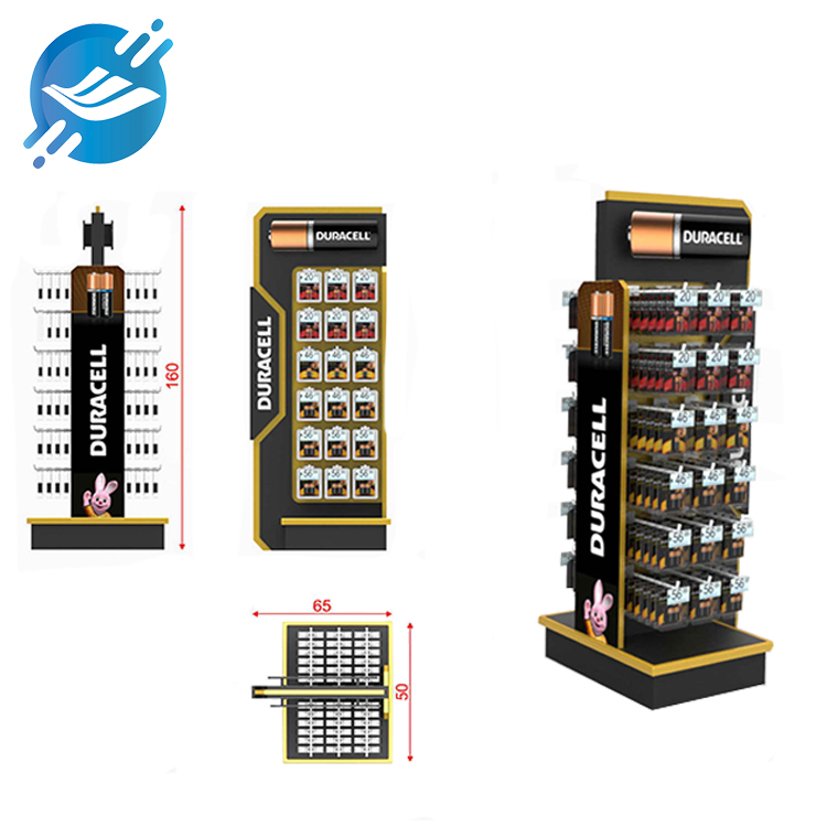 Metal Floor Standing Battery Display Rack
