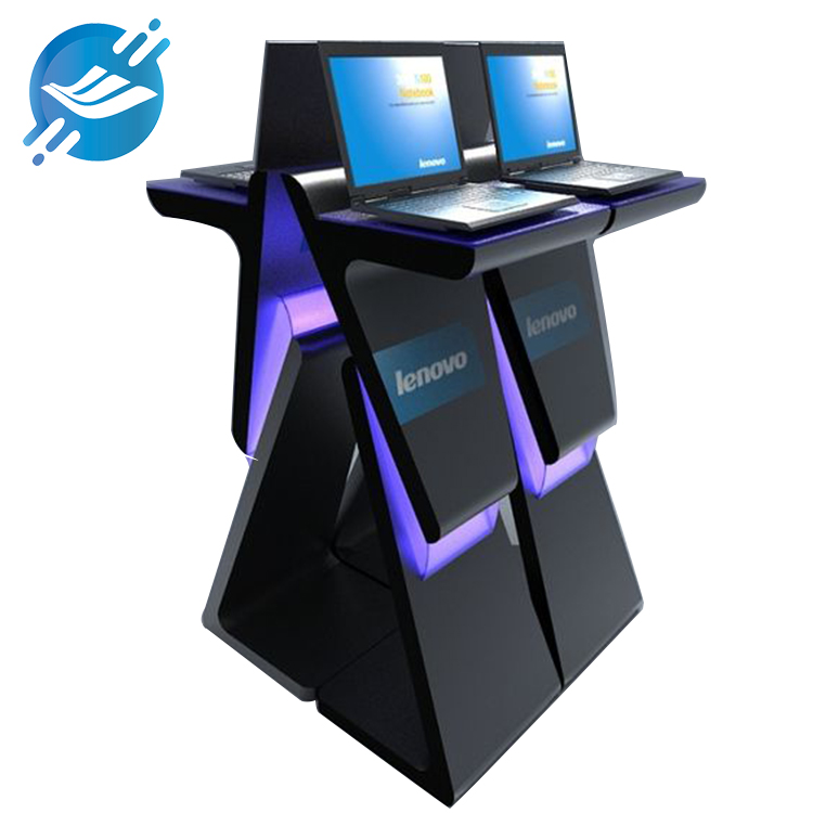 A metal floor standing intelligent electronic product display stand with a compact design|Youlian