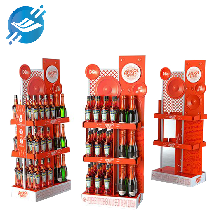 Multi-functional design and multi-style floor-to-ceiling beverage & wine display stand | Youlian