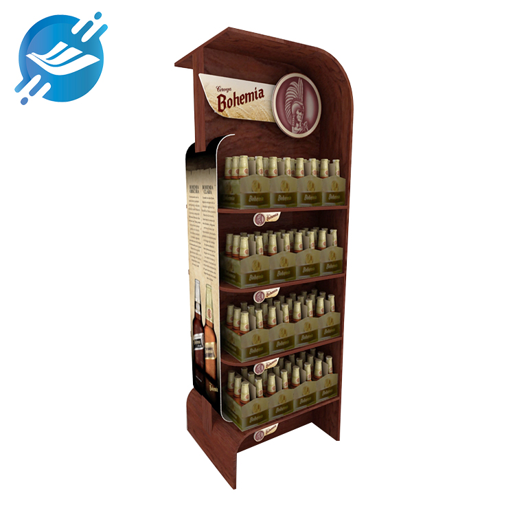 POS multi-functional metal floor-standing double-sided beverage & wine display stand | Youlian