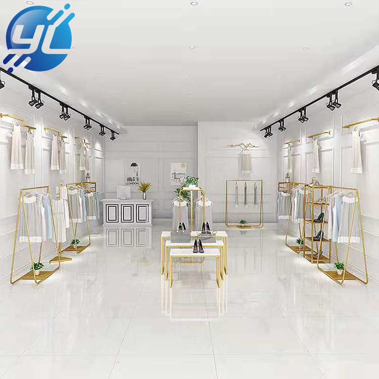 Wooden Shop Fitting Garment Shop Interior Design Ladies Garments Display -  China Garments Display and Shop Fitting price
